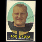 Joe Krupa 1958 Topps #104 Autographed Football Card