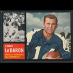 Eddie LeBaron 1962 Topps #38 Autographed Football Card