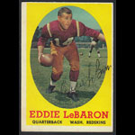 Eddie LeBaron 1958 Topps #112 Autographed Football Card