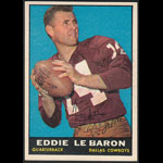 Eddie LeBaron 1961 Topps #20 Autographed Football Card