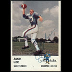 Jack Lee 1961 Fleer #167 Autographed Football Card