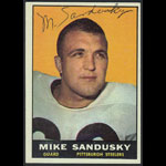 Mike Sandusky 1961 Topps #109 Autographed Football Card