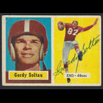 Gordy Soltau 1957 Topps #54 Autographed Football Card