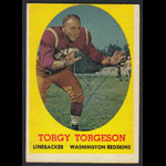 Torgy Torgeson 1958 Topps #97 Autographed Football Card