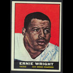 Ernie Wright 1961 Topps #171 Autographed Football Card