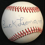 Buck Leonard Autographed Baseball