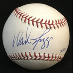 Wade Boggs Fleer Legacy 6/26 Autographed Baseball