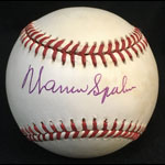 Warren Spahn PSA DNA Autographed Baseball