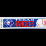 Texas Rangers Bumper Sticker