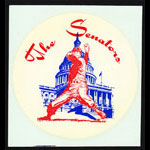 Washington Senators **RARE** Original 1969 Decal VTG Sticker baseball vintage Decal