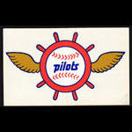 Seattle Pilots **RARE** Original 1969 Decal VTG MLB vintage - Milwaukee Brewers Window Sticker