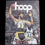 1973 Warriors vs Lakers NBA Hoop Magazine Basketball Program