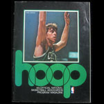 1976 Warriors vs Celtics NBA Hoop Magazine Basketball Program