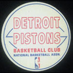Detroit Pistons Cloth Sticker