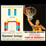 San Francisco Warriors 1964-65 Pocket Schedule Basketball Pocket Schedule