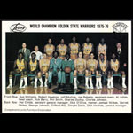 Golden State Warriors 1975/76 Team Photo w/ Rick Barry VTG NBA Glossy Team Photo