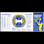 Golden State Warriors 1978/79 NBA Oakland Basketball Pocket Schedule
