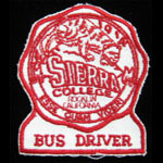 Sierra College Rocklin California Wolverines Bus Driver Patch