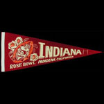 1968 Indiana University Hoosiers Rose Bowl Football Pennant