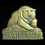 UC Berkeley Cal Bears Blue and Gold Bear Plaque