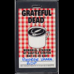 Grateful Dead 1995 Seattle Center Crew Pass Laminate