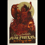 Vance Kelly Kirk Von Hammett's Fear Fest-Evil (Festival) Autographed Poster