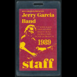 Jerry Garcia Band 1989 Tour BGP Staff Laminate