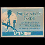 Bill Graham Presents 15th Annual Bridge School Benefit After-Show Backstage Pass