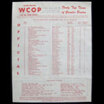 WCOP Top 40 May 19 1958 Radio Survey