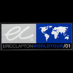 Eric Clapton World Tour 2001 Sticker