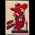 University of Mississippi (Ole Miss) Rebels Decal