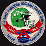 New York Jets 1960 - 1984 Silver Anniversary Patch