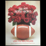 1979 USC vs Michigan Rose Bowl College Football Program