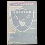 Oakland Raiders Welcome Home 1995 Budweiser Promo Window Cling Decal