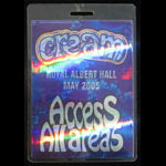 Cream 2005 Access All Areas Royal Albert Hall Laminate