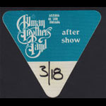 Allman Brothers Band Backstage Pass