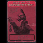 Blue Oyster Cult Revolution By Night Backstage Pass