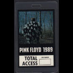 Pink Floyd 1989 Tour Total Access Backstage Pass