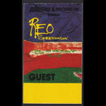 REO Speedwagon Live As We Know It Tour 1987 Guest Backstage Pass