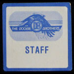 Doobie Brothers Farewell Tour 1982 Staff Backstage Pass