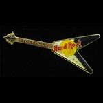 Stockholm Sweden Jimi Hendrix Flying V Hard Rock Cafe Pin