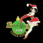 Hong Kong Christmas 2000 Hard Rock Cafe Pin