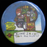 Cannabis Marijuana Kine2B.com Tom The Nurse Button Pin