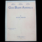 God Bless America Irving Berlin Sheet Music