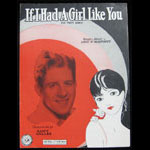 If I Had a Girl Like You - Rudy Vallee Sheet Music