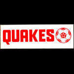 San Jose Earthquakes San Jose Quakes NASL Soccer Bumper Sticker