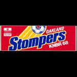 Oakland Stompers KNBR Bumper Sticker