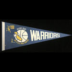 Golden State Warriors 1974-75 NBA World Champions Jack in the Box Promo Pennant