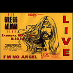 Gregg Allman Band Handbill