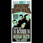 Mark Arminski Great Big Sea Handbill